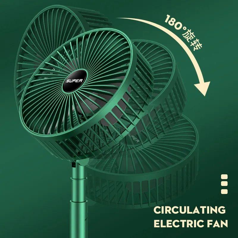 None Rechargable Portable Electric Mini Fan Foldable Telescopic Fan